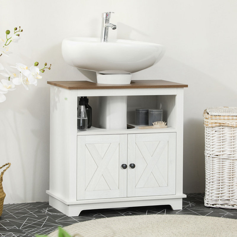BOSTINS 23.50 Single Bathroom Vanity Base Only Pedestal Vanity Storage Cabinet Wayfair